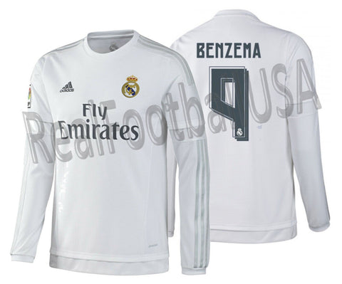 Karim Benzema Signed Real Madrid Adidas Climacool Soccer Jersey