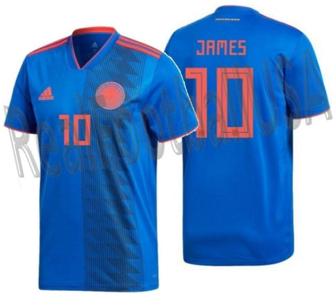 ADIDAS JAMES RODRIGUEZ COLOMBIA AWAY JERSEY FIFA WORLD CUP 2018