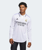 ADIDAS REAL MADRID AUTHENTIC LONG SLEEVE HOME JERSEY 2022/23 2