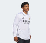 ADIDAS REAL MADRID AUTHENTIC LONG SLEEVE HOME JERSEY 2022/23 4