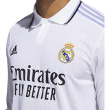 ADIDAS REAL MADRID AUTHENTIC LONG SLEEVE HOME JERSEY 2022/23 5