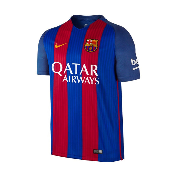 NIKE LIONEL MESSI FC BARCELONA HOME YOUTH JERSEY 2016/17 QATAR ...
