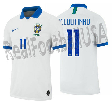 NIKE PHILIPPE COUTINHO BRAZIL YOUTH AWAY JERSEY COPA AMERICA 2019 1