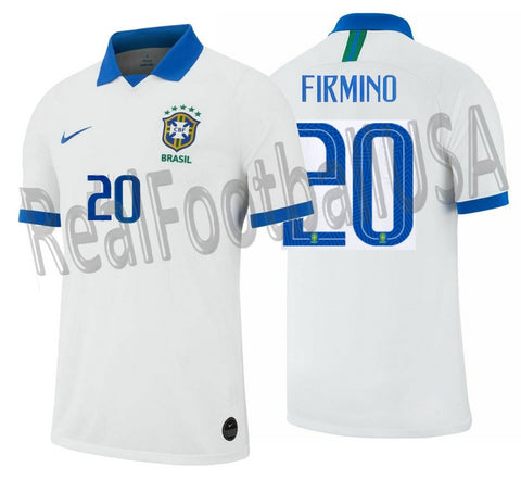 NIKE ROBERTO FIRMINO BRAZIL AWAY JERSEY COPA AMERICA 2019.