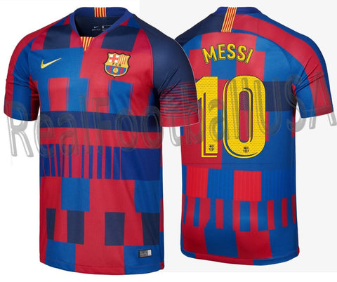 Nike Messi FC Barcelona Mashup Jersey 1999-2019 943025-456 