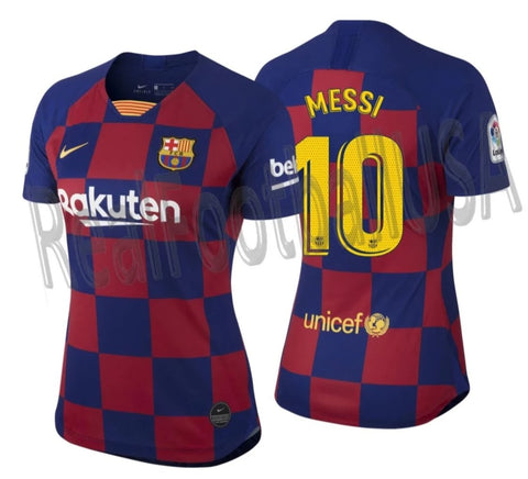 NIKE LIONEL MESSI FC BARCELONA WOMEN'S HOME JERSEY 2019/20 1