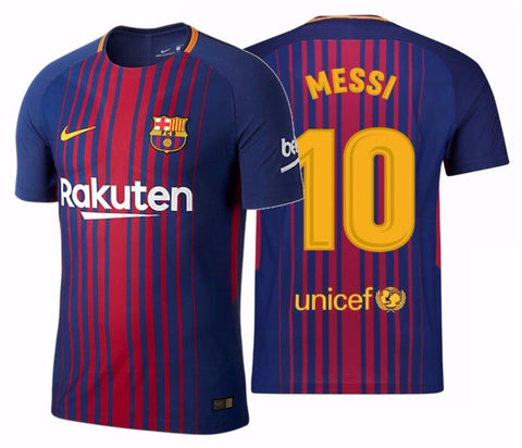 Nike Messi FC Barcelona Vapor Match Home Jersey 2017/18 847190-456