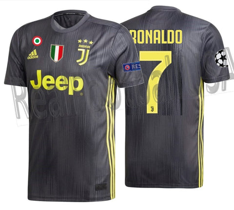 Adidas Cristiano Ronaldo Juventus UEFA Champions League Third jersey 2018/19 DP0455