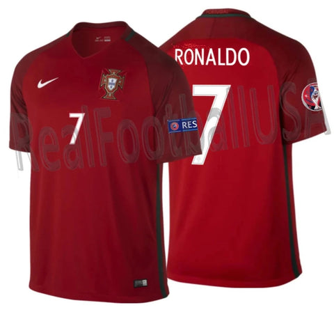 NIKE CRISTIANO RONALDO PORTUGAL HOME JERSEY EURO 2016 0