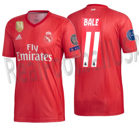 Adidas Gareth Bale Real Madrid UEFA Champions League Third Jersey 2018/19 DP5445