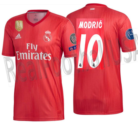 Adidas Luka Modric Real Madrid UEFA Champions League Third Jersey 2018/19 DP5445