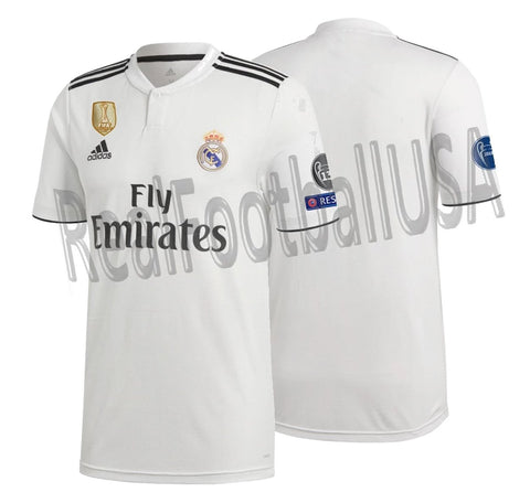 ADIDAS REAL MADRID UEFA CHAMPIONS LEAGUE HOME JERSEY 2018/19