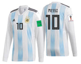 Adidas Messi Argentina Long Sleeve FIFA Home Jersey 2018 BQ9333