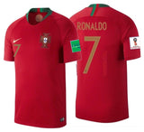 Nike Cristiano Ronaldo Portugal Home Jersey 2018 FIFA Patches 893877-687