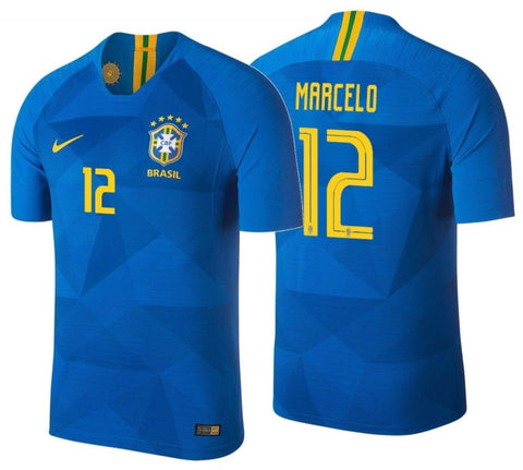 NIKE MARCELO BRAZIL VAPOR MATCH AWAY JERSEY FIFA WORLD CUP 2018 1