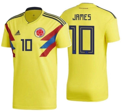 ADIDAS JAMES RODRIGUEZ COLOMBIA HOME JERSEY FIFA WORLD CUP 2018.
