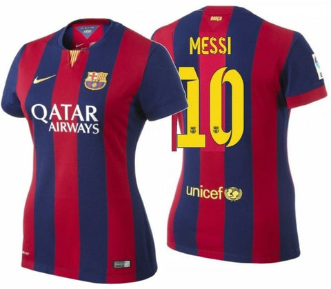 NIKE LIONEL MESSI FC BARCELONA WOMEN'S HOME JERSEY 2014/15 1