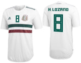 Adidas Lozano Mexico Authentic Away Jersey 2018 BQ4682