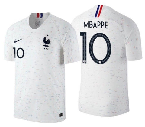 Nike Mbappe France Vapor Away Jersey 2018 893873-100
