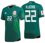 Adidas Lozano Mexico Authentic Home Jersey 2018 BQ4703