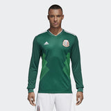 ADIDAS CARLOS VELA MEXICO LONG SLEEVE HOME JERSEY WORLD CUP 2018 MATCH DETAIL 2