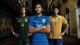NIKE DANI ALVES BRAZIL AUTHENTIC MATCH AWAY JERSEY FIFA WORLD CUP 2014