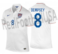 2010-2012 NIKE Clint Dempsey USMNT Red Third Soccer Match Day Jersey Shirt  sz S